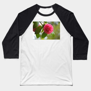 Spring Camellia Baseball T-Shirt